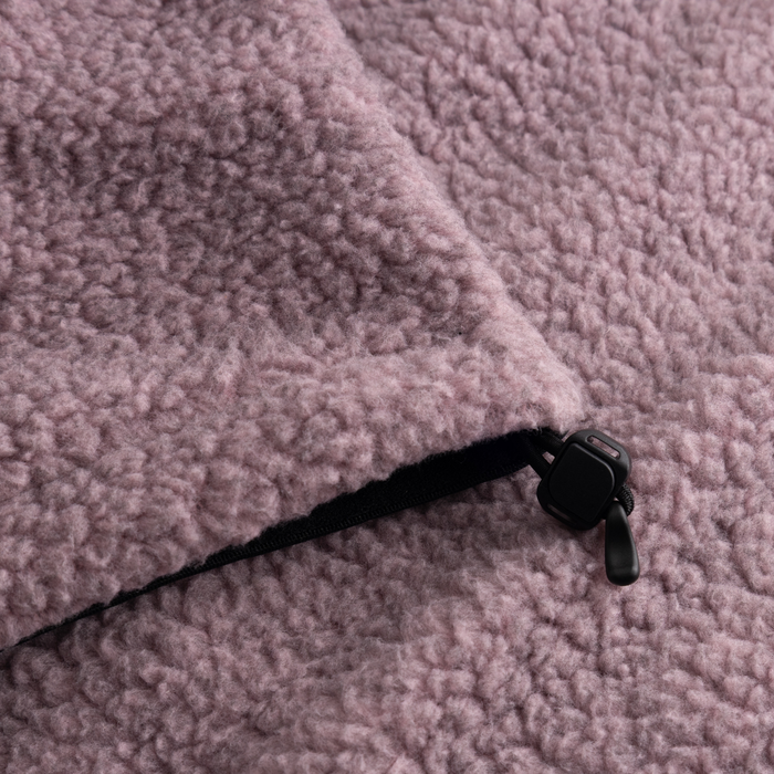 Tindur Shearling Zipped Hoodie