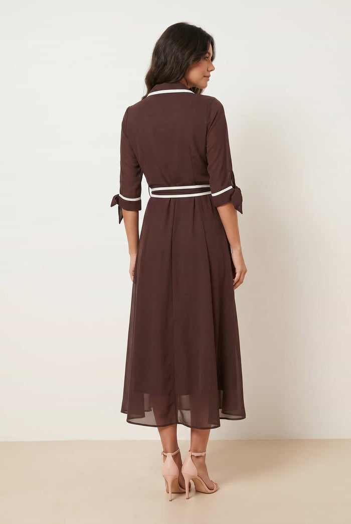 Tipped Daphne Dress