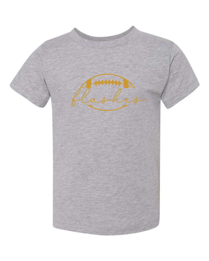 2T / Football Glitter Tee / Athletic Heather