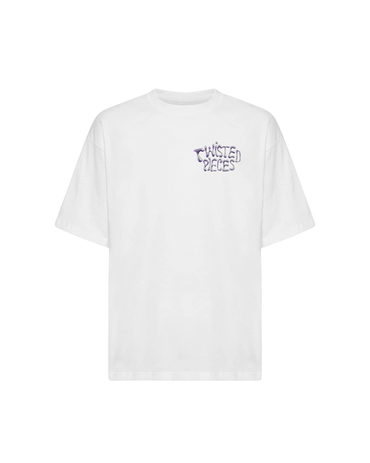 Twisted Pieces What's Next? Tee White