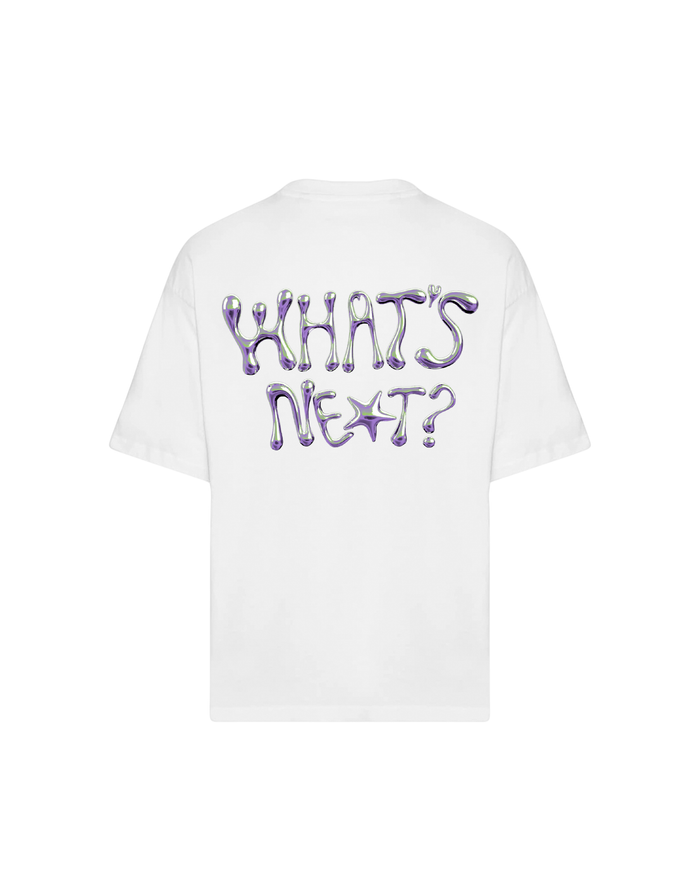 Twisted Pieces What's Next? Tee White