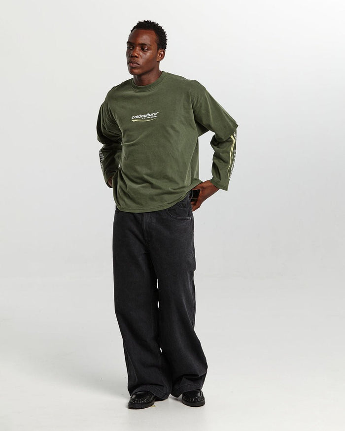 V2 PANTS BLACK DENIM - COLD CULTURE #man