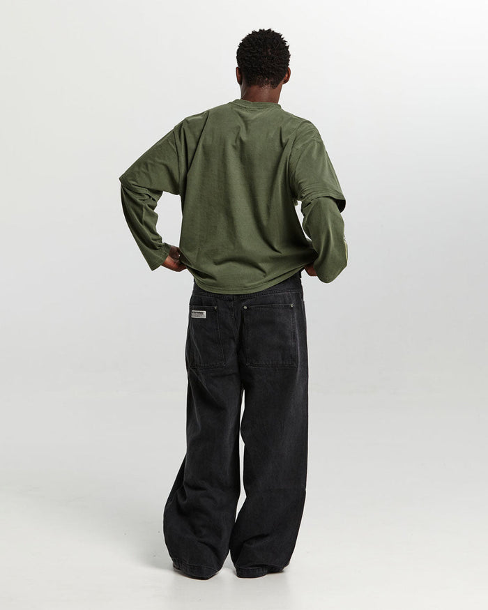V2 PANTS BLACK DENIM - COLD CULTURE #man