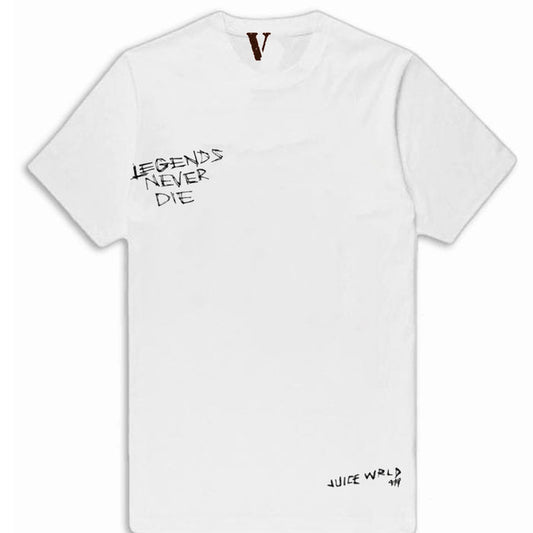 Vlone - Juice Wrld Legends Never Die Tee - White - Clique Apparel