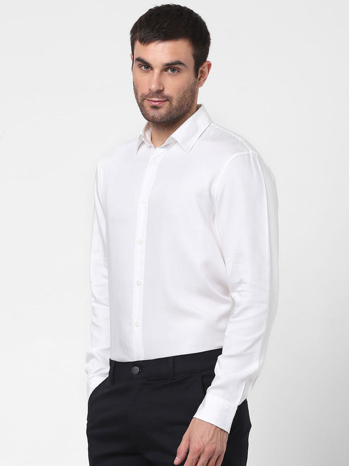 White Full Sleeves Shirt