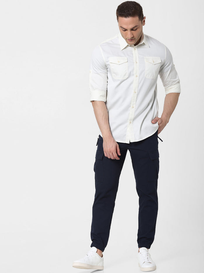 White Full Sleeves Shirt