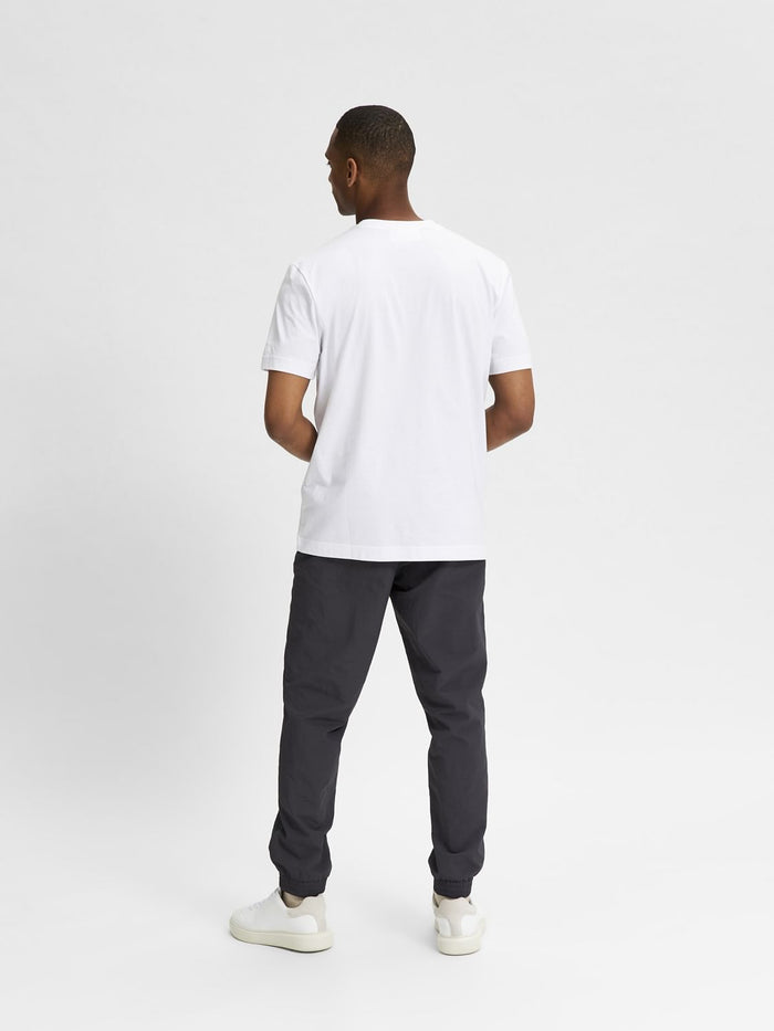 White Graphic Print Crew Neck T-Shirt