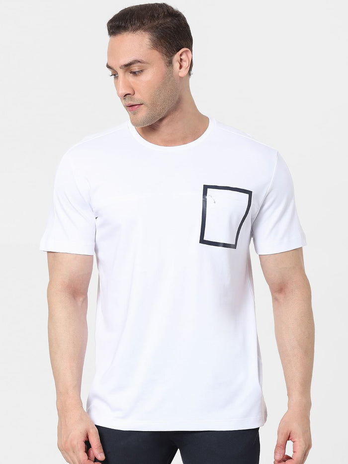 White Organic Cotton Crew Neck T-Shirt