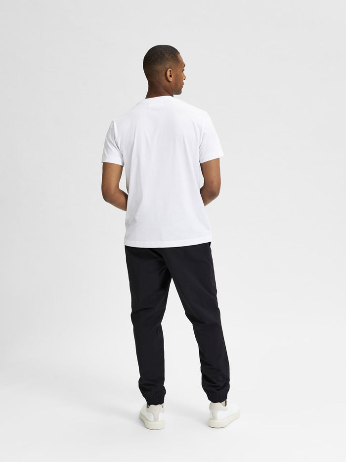 White Organic Cotton Crew Neck T-Shirt