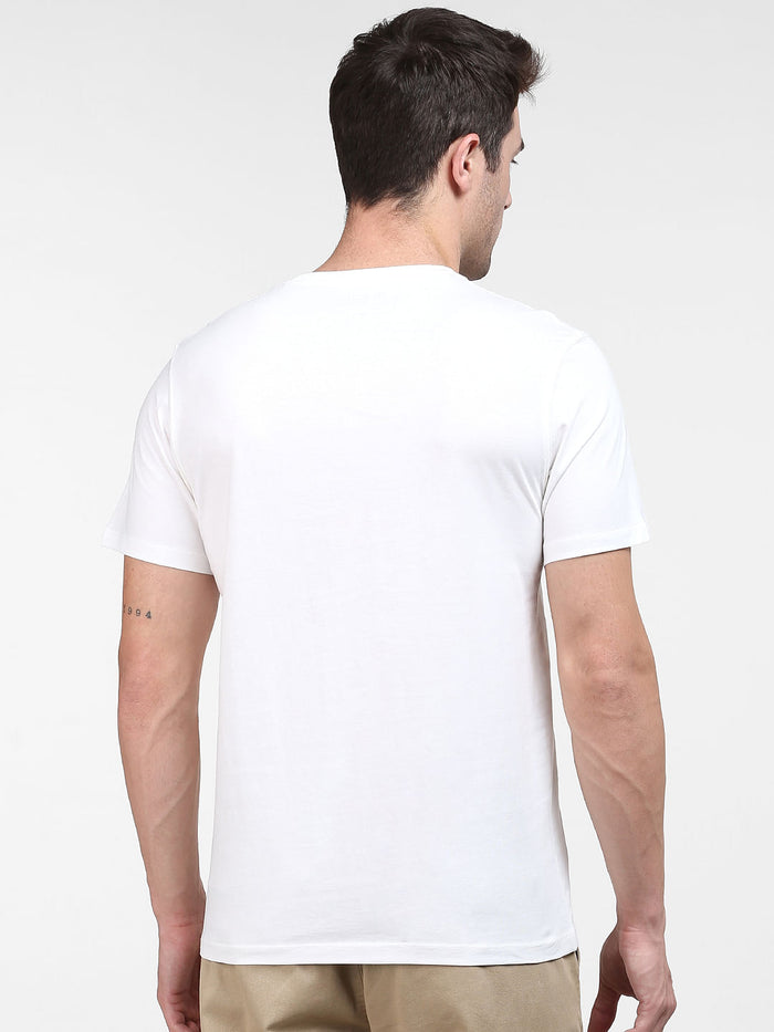 White Organic Cotton Crew Neck T-Shirt