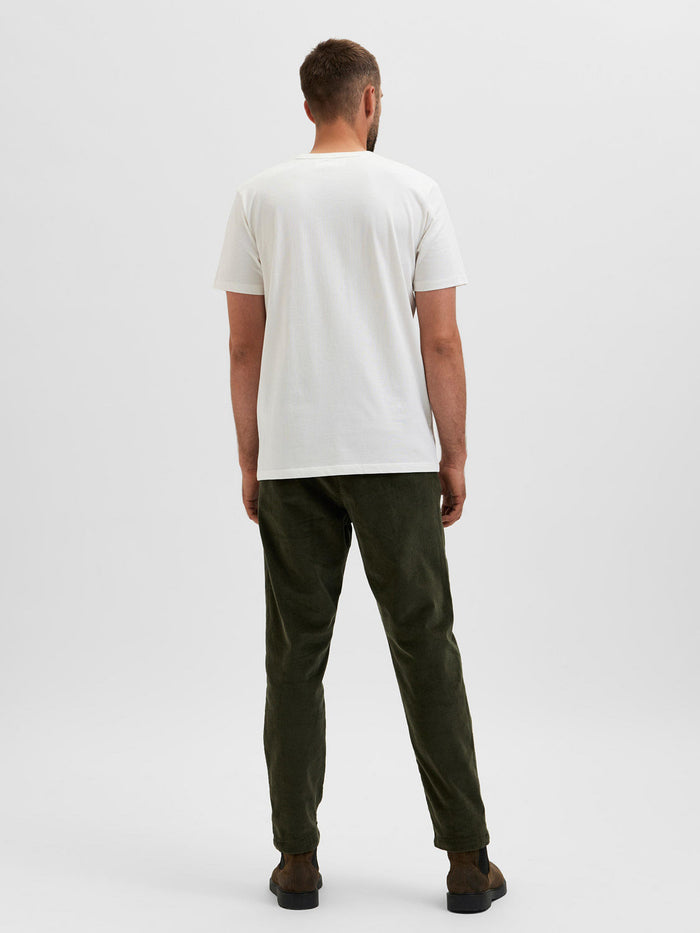 White Organic Cotton Crew Neck T-Shirt