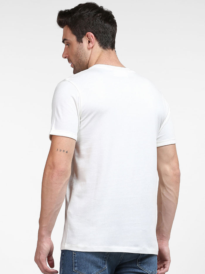 White Organic Cotton Crew Neck T-Shirt