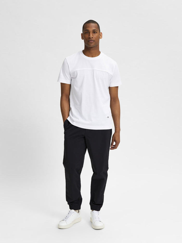 White Organic Cotton Crew Neck T-Shirt