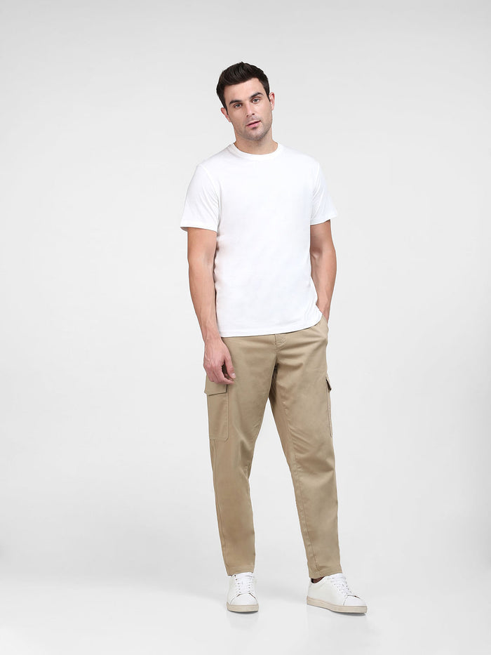 White Organic Cotton Crew Neck T-Shirt
