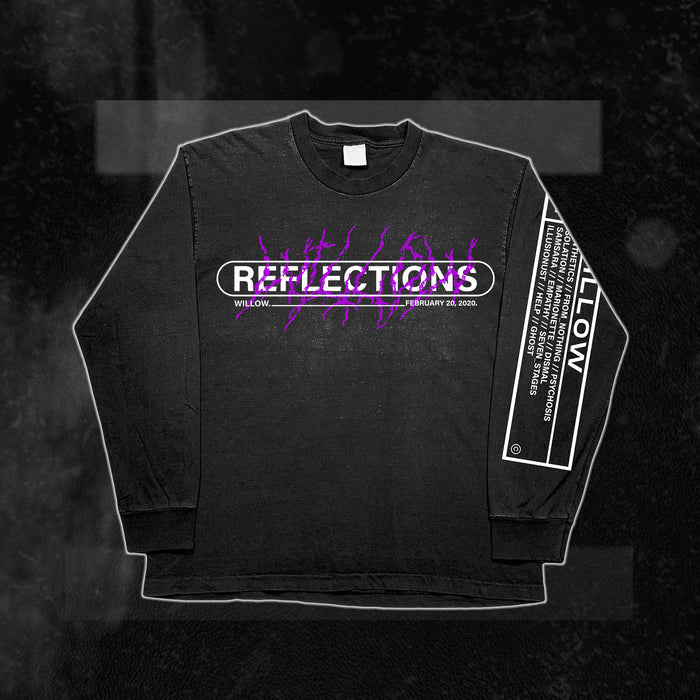 reflections Willow Black Long Sleeve front