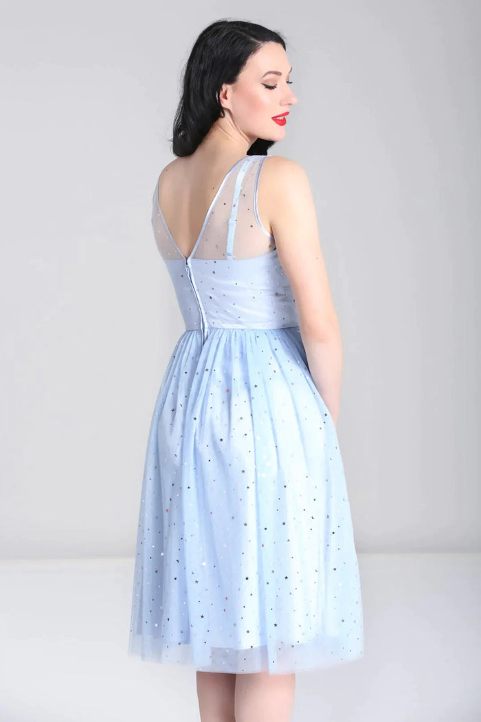 Wish Upon the Stars Dress in Blue