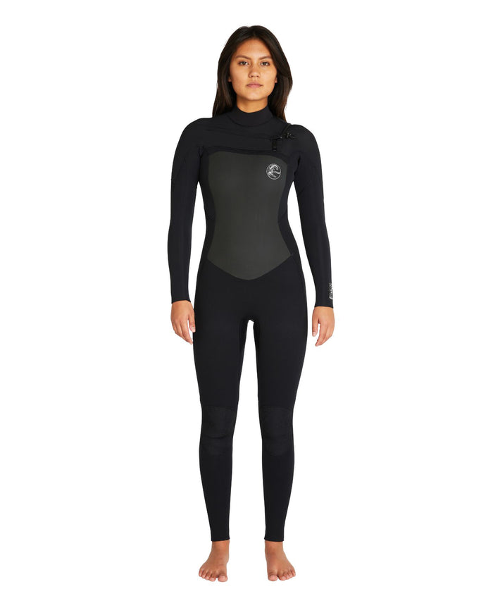 Women's Bahia 3/2mm Steamer Chest Zip - Black