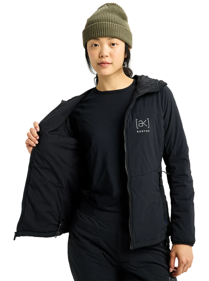 Product image of Women's Burton [ak] Helium Hooded Stretch Insulated Jacket[Variant:True Black]