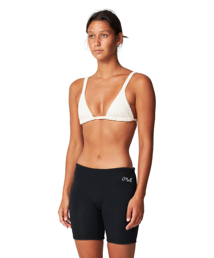Women's Reactor 1.5mm Long Wetsuit Shorts - Black