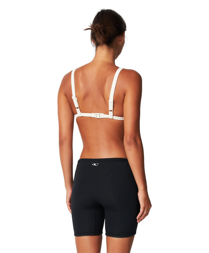 Women's Reactor 1.5mm Long Wetsuit Shorts - Black