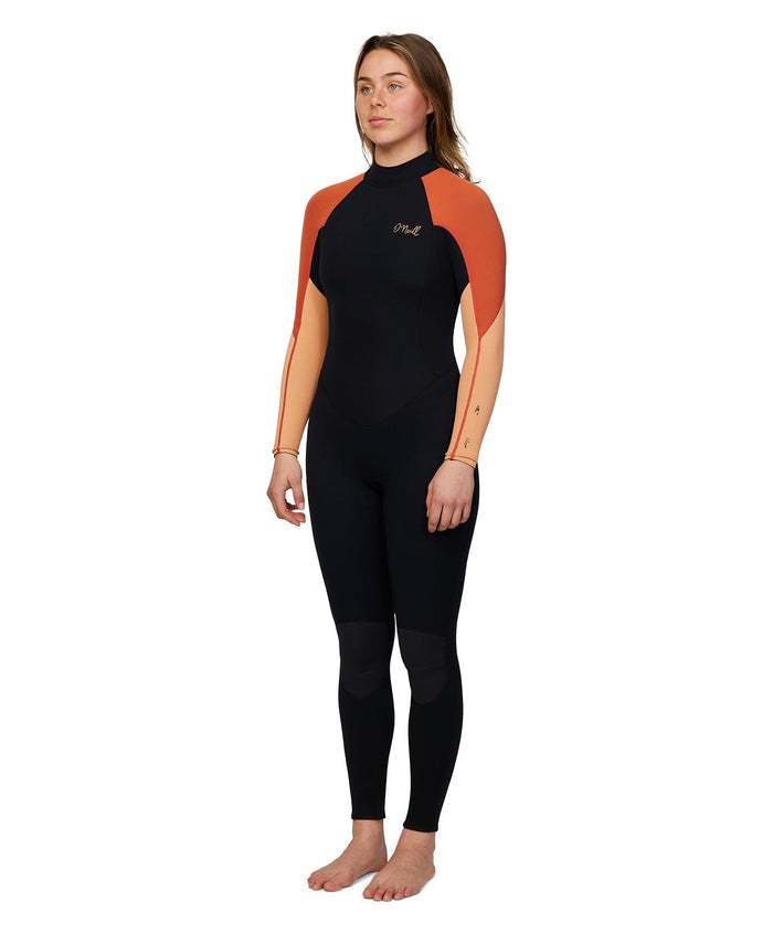 Women's Reactor 3/2mm Steamer Back Zip - Peach
