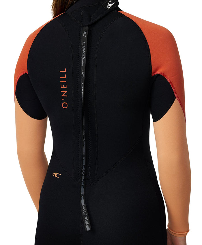 Women's Reactor 3/2mm Steamer Back Zip - Peach