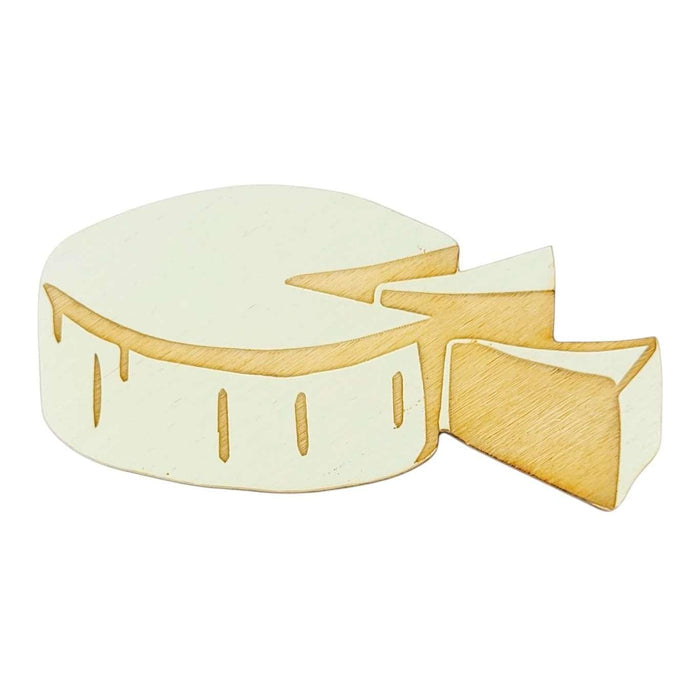 Wooden Magnets - Set of 5 - I’d Rather Be Eating Cheese by SnowMade