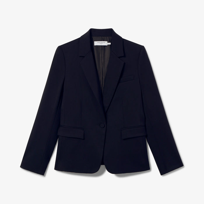 packshot image of the yiyan petite blazer in galaxy blue