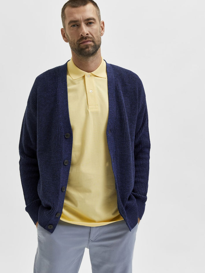 Yellow Organic Cotton Polo Neck T-Shirt